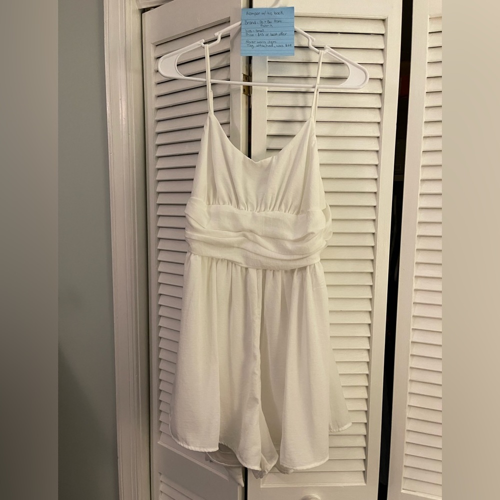 White Romper